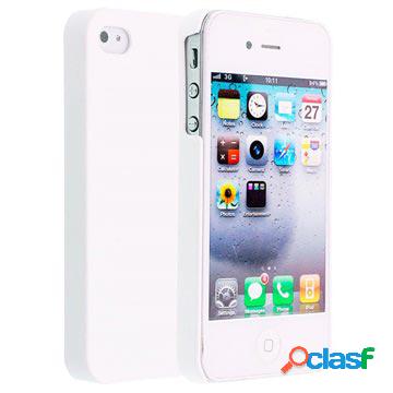 Custodia rigida rivestita con codice per iPhone 4 / 4S -