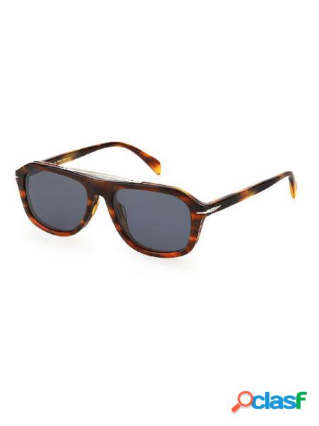 DAVID BECKHAM OCCHIALI DONNA DB7006GCSEX4KU METALLO