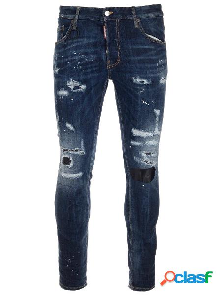 DSQUARED2 JEANS UOMO S74LB0924S30708470 ALTRI MATERIALI BLU