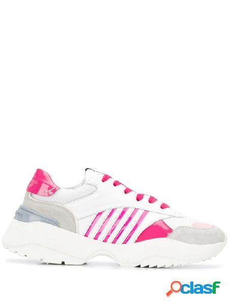DSQUARED2 SNEAKERS DONNA SNW007701502274M1860 PELLE BIANCO