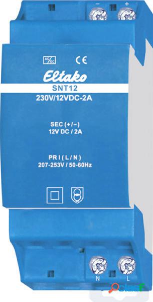 Eltako SNT12-230V/12VDC-2A Alimentatore per guida DIN 2 A 24