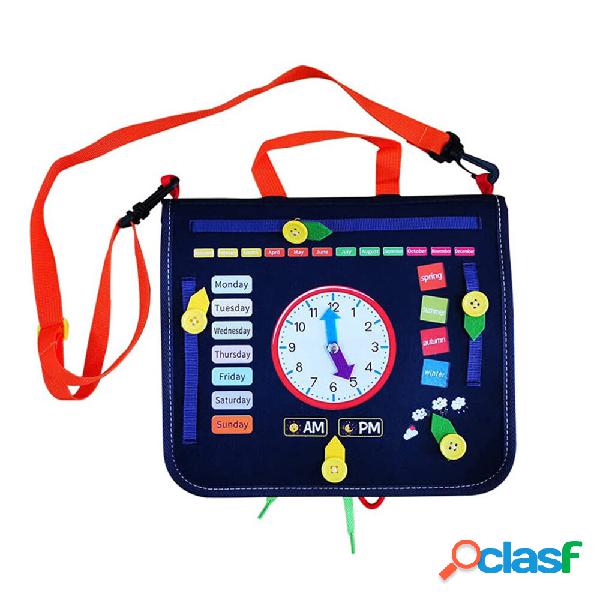 Fai da te Toddler Montessori Toys Abilità Formazione Impara