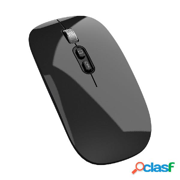 HXSJ M103 Mouse wireless 2.4G ricaricabile muto 1600 DPI