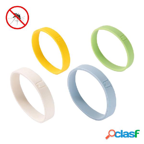 Jordanjudy 4 pezzi braccialetti repellenti per zanzare Soft