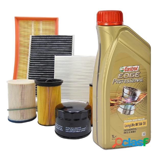 Kit tagliando Hyundai Tucson Kia Sportage 1.7 Crdi Olio 5W30