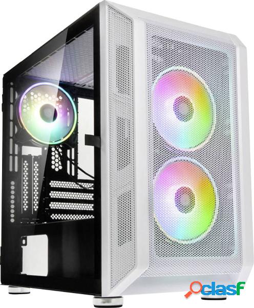 Kolink CITADEL MESH RGB WHITE Midi-Tower PC Case da gioco,