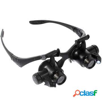 Lenti dingrandimento a LED 9892G - 10X, 15X, 20X, 25X