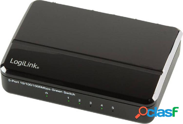 LogiLink NS0105 Switch di rete 5 Porte 1 GBit/s