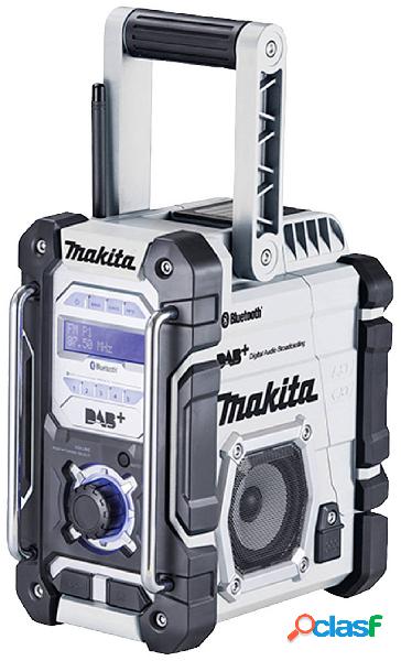 Makita DMR112W Radio da cantiere DAB, DAB+, FM AUX,