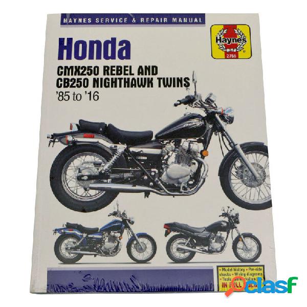 Manuale di officina per Honda CMX 250