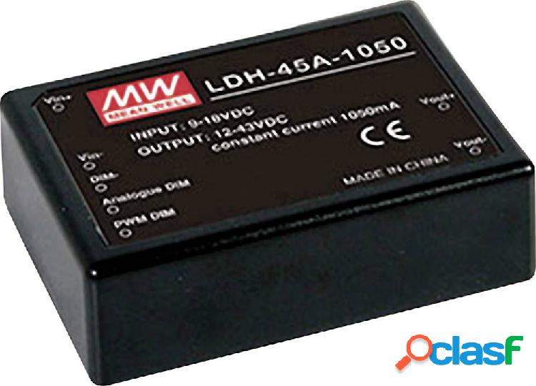 Mean Well Driver LED LDH-45B-700 DC/DC-driver LED