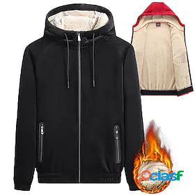 Mens Hoodie Jacket Hiking Sweatshirt Hiking Fleece Jacket