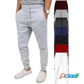 Mens Sweatpants Joggers Trousers Winter Pants Pants Solid