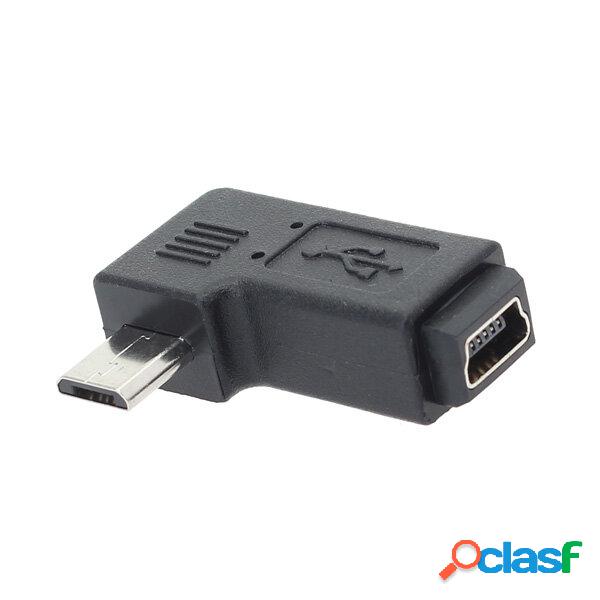 Mini usb femmina a Micro USB adapter maschio nero