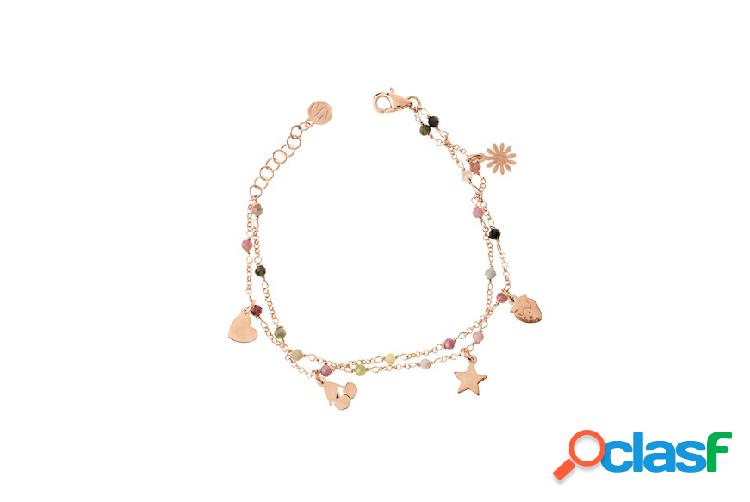 Nomination Bracciale Mon Amour argento con charms e