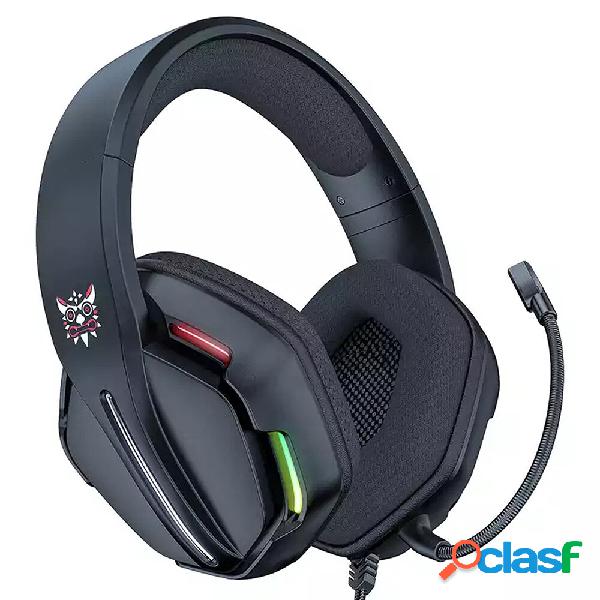ONIKUMA X27 Cuffie USB 3.5mm luce a led Cuffie da gioco per