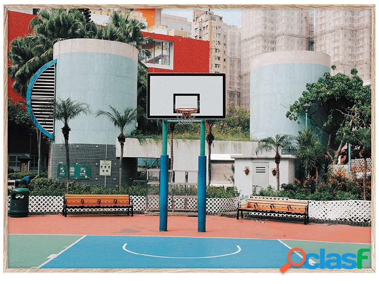 Paper Collective Cities of Basketball (Hong Kong) Stampa