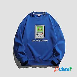 Per uomo Unisex Felpa Maglione Alfabetico Giochi Stampe