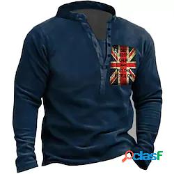 Per uomo Unisex Felpa Maglione Stampe astratte Bandiera