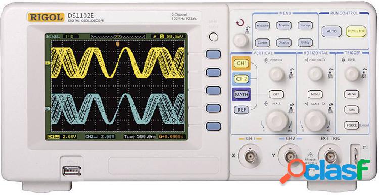 Rigol DS1102E Oscilloscopio digitale 100 MHz 2 canali 500