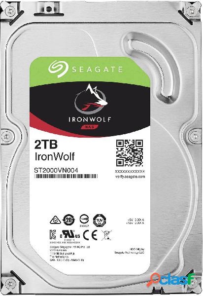 Seagate IronWolf™ 2 TB Hard Disk interno 3,5 SATA III