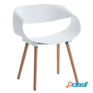 Sedia Attesa LARY, Design Moderno e Sofisticato, Gambe in