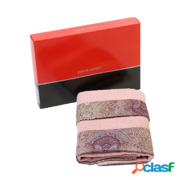 Set Asciugamani Morbida Spugna Pierre Cardin Classy 1 + 1