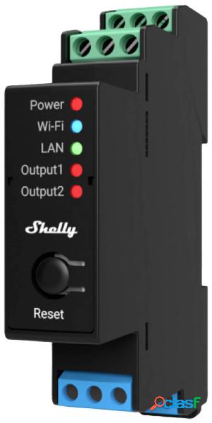Shelly 2Pro PM Shelly Attuatore interruttore Bluetooth,