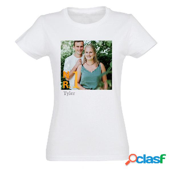 T-shirt Personalizzata - Donna - Bianco - L