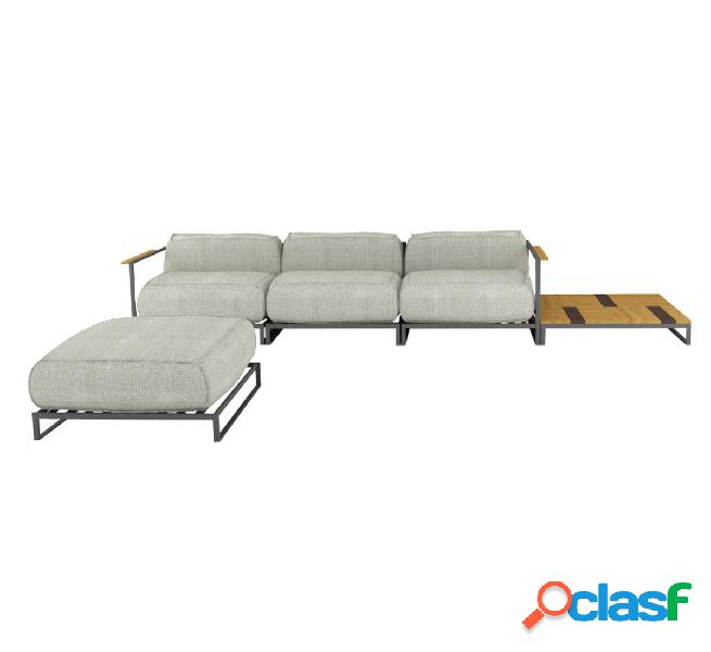 Talenti Casilda Composizione con Pouf e Tavolino