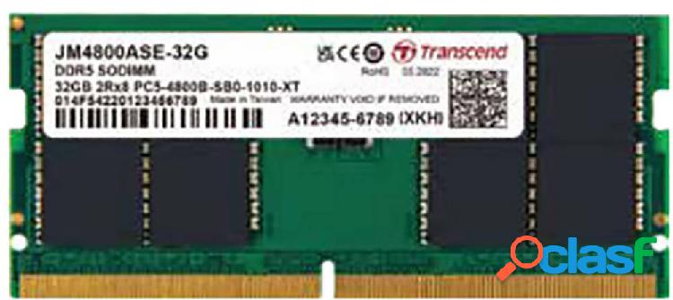Transcend JetMemory JM4800ASE-32G Modulo memoria Laptop DDR5