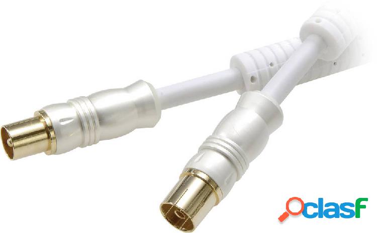 Vivanco Antenna Cavo [1x Spina antenna 75 Ω - 1x Presa