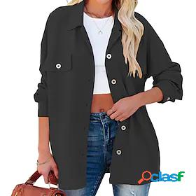 Womens Casual Jacket Pocket Active Fashion Comfortable