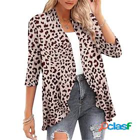 Womens Casual Jacket Print Fashion Comtemporary Stylish