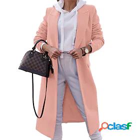 Womens Coat Pocket Active Modern Comfortable Street Style