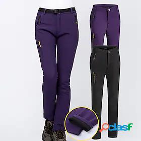 Women's Hiking Pants Trousers Softshell Pants Winter Outdoor