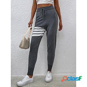 Womens Sweatpants Trousers Trousers Sports Mid Waist Daily