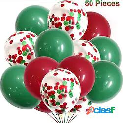 decorazioni per feste di buon natale set di palloncini di