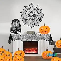 set di decorazioni di ragno di halloween, sciarpa da mensola