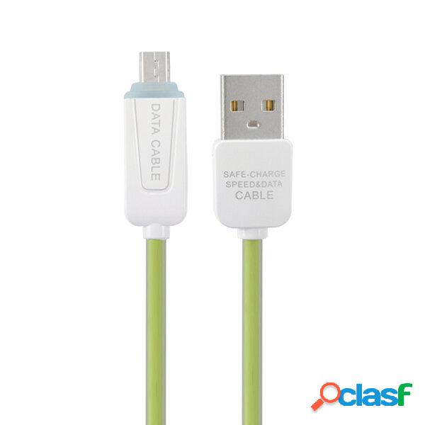 1.0M USB 2.0 al Micro USB LED Cavo dati di ricarica per il