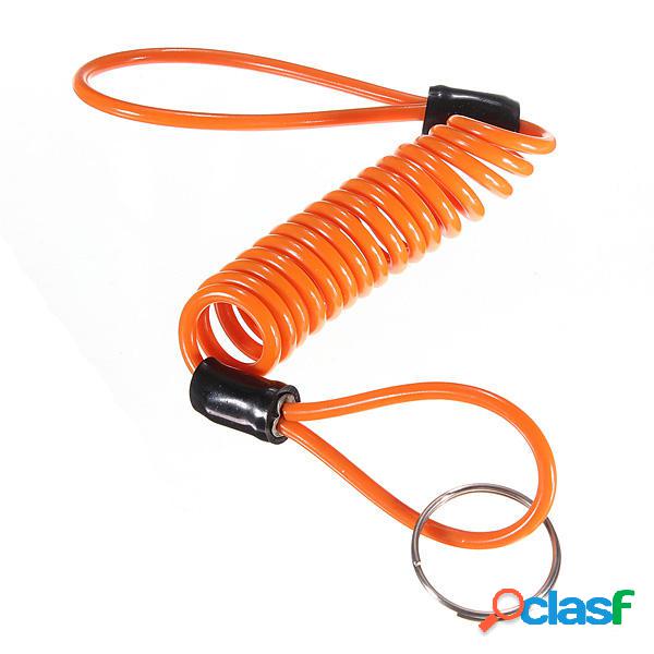 1.5M Disc serratura Security Reminder Cable Moto Scooter