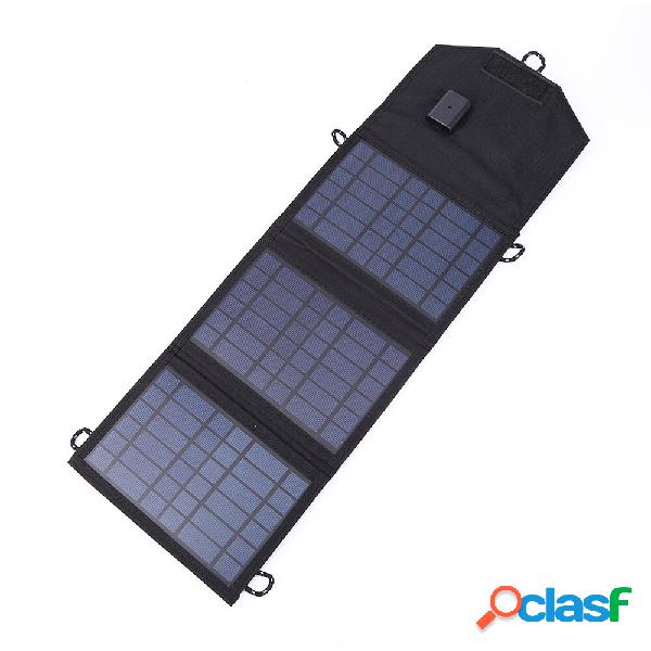 10.5W 5V Portatile solare Pannello Borsa Pieghevole Batteria