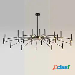 100cm forme geometriche lampada a sospensione metallo nero