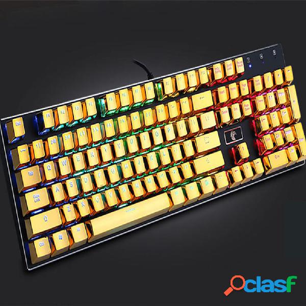 104 tasti Keycap Set Placcatura elettrolitica Colore OEM