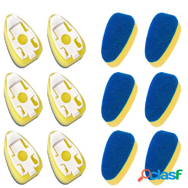 12PCS CHARMINER Bacchetta Spugna Teste Ricarica Spugna
