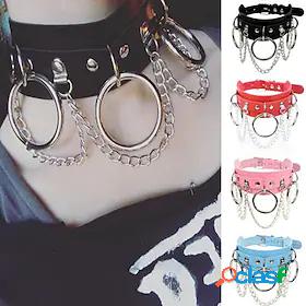 1pc Choker Necklace Women's Halloween Street Birthday Party