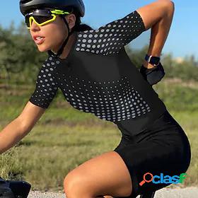 21Grams Womens Short Sleeve Cycling Jersey Bike Jersey Top