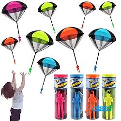 4 set di paracadute da lancio a mano per bambini allaperto