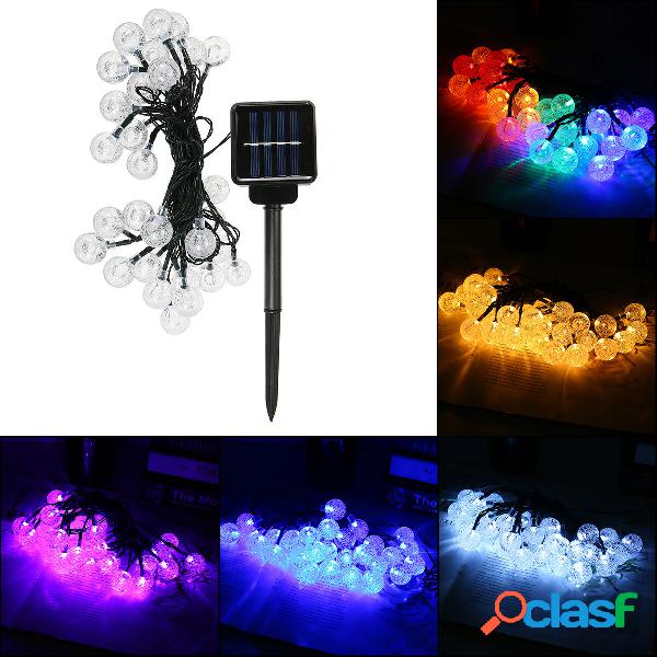 6.5m solare Alimentato 30 LED String Light Garden Paths Yard