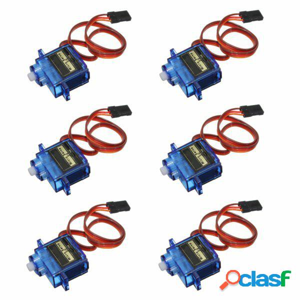 6X TowerPro SG90 Mini Ingranaggio Micro Servo 9g